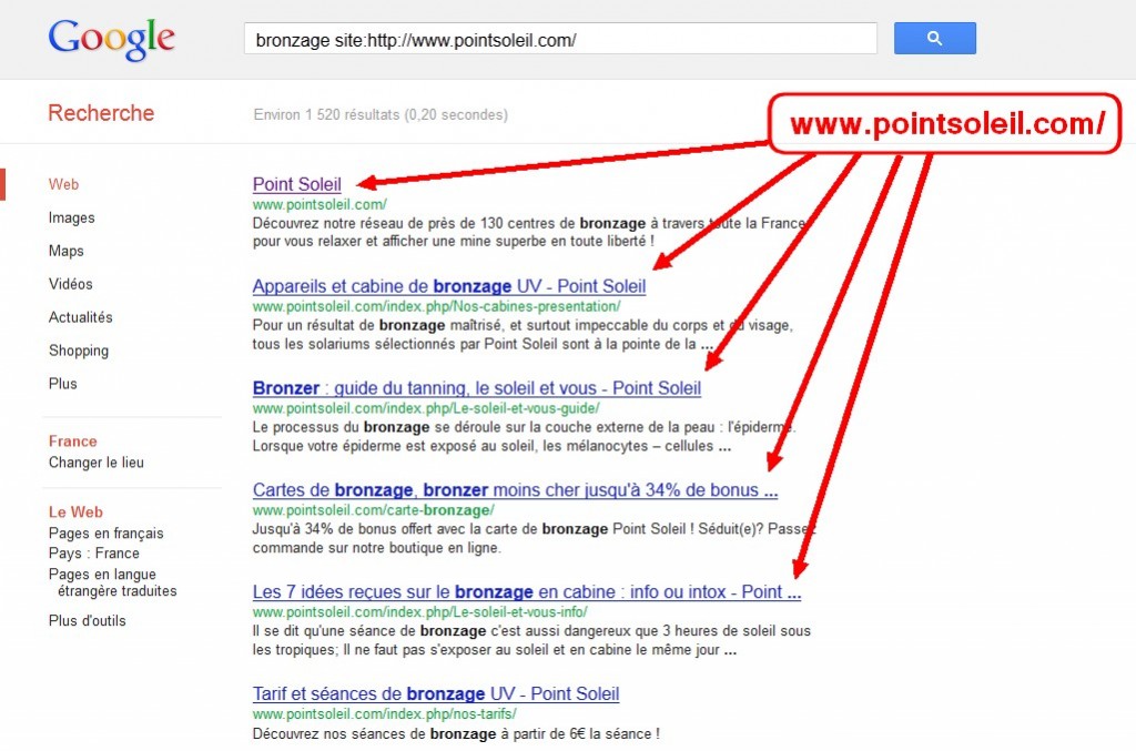 requète google