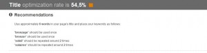 optimisation titre website auditor