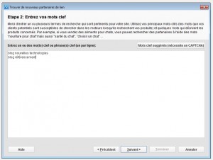 Le chargement de linkAssistant